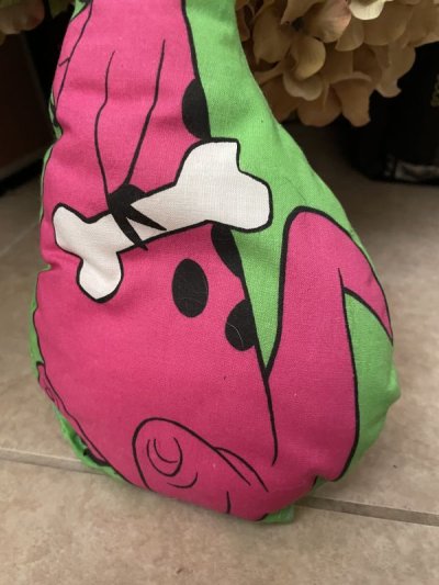 画像2: Hanna Barbera Flintstones Dino Fabric Pillow Doll / フリントストーン　ディノ　ピロードール