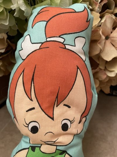 画像1: Hanna Barbera Flintstones Pebbles Fabric Pillow Doll / フリントストーン　ペブルス　ピロードール