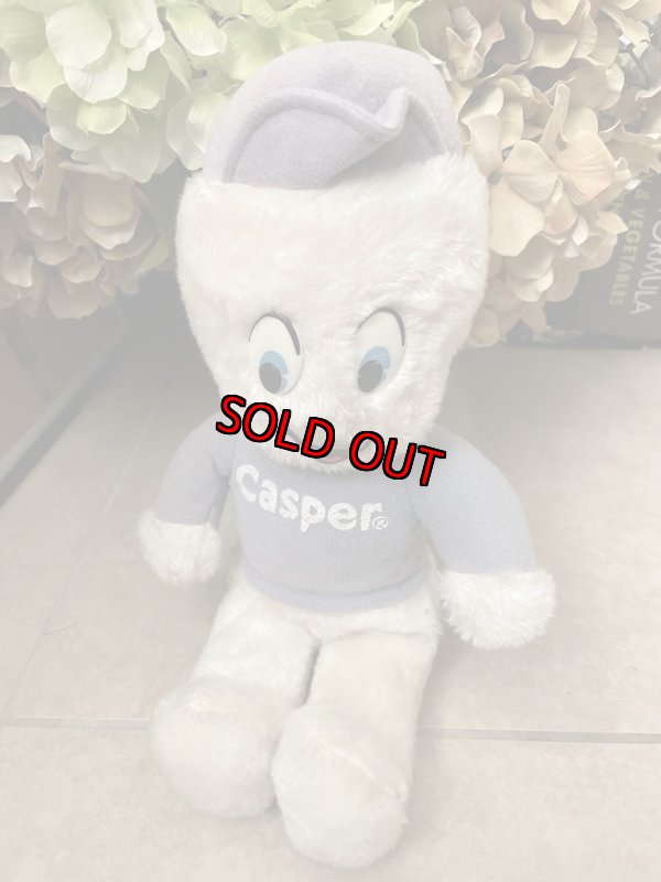 画像1: Casper Knickerbocker Plush Doll   / キャスパー　ニッカーボッカー　薄いブルー帽子と洋服　ぬいぐるみ　人形 (1)