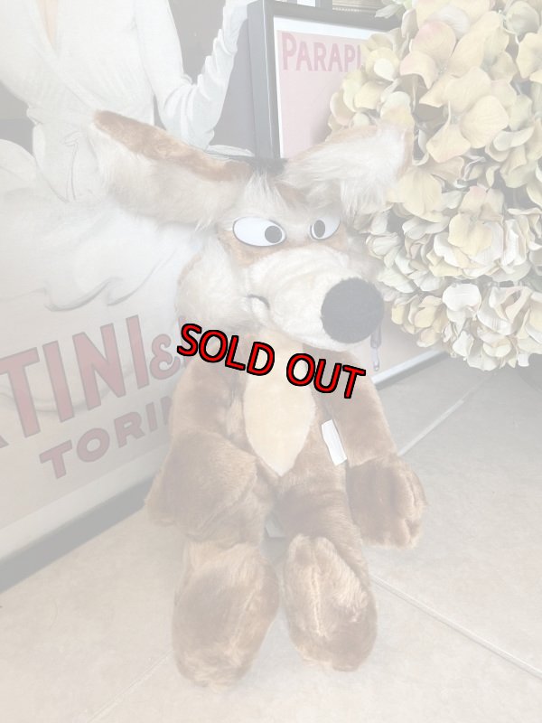 画像1: Looney Tunes  Wile. E. Coyote Plush Doll / ルーニーチューンズ　ワイリーコヨーテ　ぬいぐるみ　1971年 (1)