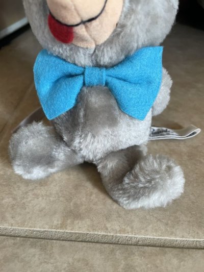 画像2: Hanna Barbers Pixie Plush doll with Blue Tie 1985 / ハンナバーベラ　ピクシーの青いタイ、ぬいぐるみ　ドール　