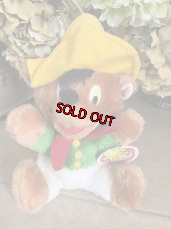 画像1: Looney Tunes Speedy Gonzales  Plush Doll 1980 /  ルーニーテューンズ   スピーディ・ゴンザレス　ぬいぐるみ (1)