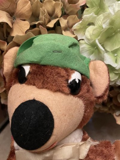 画像1: Yogi Bear “ I’m a Yogi Bear “Plush Doll Sterling  50’s / ヨギベア  たすき掛け「I'm Yogi Bear」ぬいぐるみ　