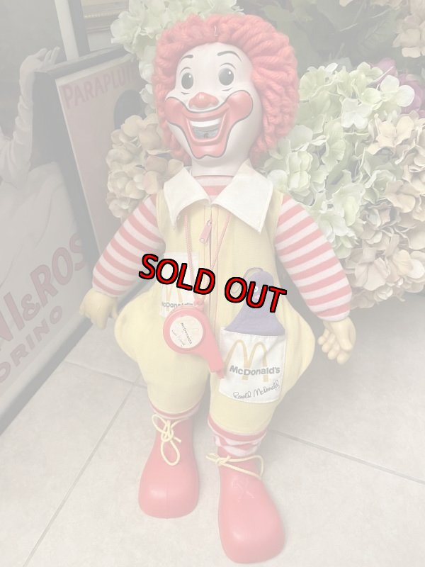 画像1: McDonald’s  Ronald Rubber Face Doll / マクドナルドのラバーフェイス、ロナルドドール　70年代 (1)