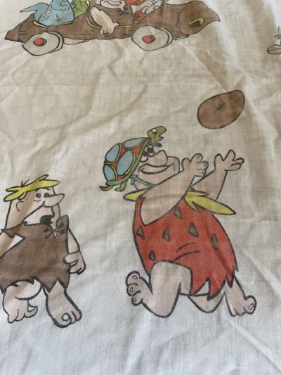 画像2: Hanna Barbera Flintstones box Sheet  / ハンナバーベラ、フリントストーンズのボックスシーツ