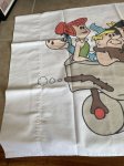 画像2: Hanna Barbera Flintstones Pillow Case / ハンナバーベラ、フリントストーンズ　ピローケース　下にイラスト (2)