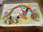 画像1: Disney Mickey Mouse Pillow Case  60‘s (B) / ディズニーのミッキーマウス　ピローケース　枕カバー (1)