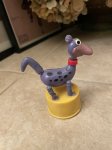 画像1: Flintstones Dino Push Puppet / ハンナバーベラ　フリントストーン　ディノ　プッシュパペット (1)