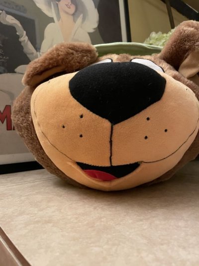 画像2: Yogi Bear large face Plush cushion Doll   / ヨギベア ぬいぐるみ 大きいフェイス クッション