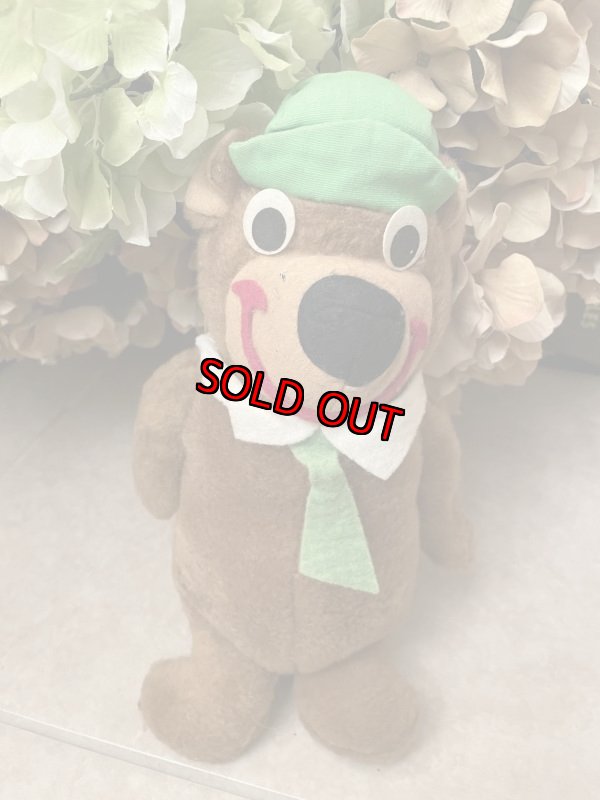 画像1: Hanna Barbera Yogi Bear Knickerbockers Plush Doll 1973 / ハンナバーベラ　ヨギベア ニッカーボッカー ぬいぐるみ　 (1)