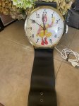 画像9: McDonalds Ronald Large Wall Clock Watch Style 93cm (B)  / マクドナルド、ロナルドの大きい腕時計スタイルの丸い壁時計　大きいウォールクロック (9)