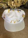 画像1: McDonald’s Crew Cap Hat / マクドナルドのクルーキャップ　従業員用帽子 (1)