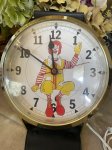 画像10: McDonalds Ronald Large Wall Clock Watch Style 93cm (B)  / マクドナルド、ロナルドの大きい腕時計スタイルの丸い壁時計　大きいウォールクロック (10)