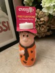 画像1: Hanna Barbera Flintstones Fred Baby Milk Bottle with Tag 1977 /  フリントストーンズ、タグ付きフレッドの哺乳瓶ドール (1)