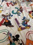 画像4: Disney Mickey Mouse letter flat sheet / ディズニーのミッキーマウス　レター　フラットシーツ (4)