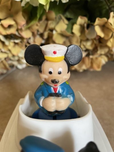 画像1: Disney Mickey Mouse Wind Up Boat    /ディズニー　ミッキーマウスのゼンマイボート　