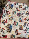 画像1: Disney Mickey Mouse letter kids blanket  / ディズニーのミッキーマウス　レター　ブランケット (1)