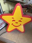 画像1: Carl’s Jr Lighted Star Store Display / カールスジュニア星のサイン　電光看板、ストアディスプレイ (1)