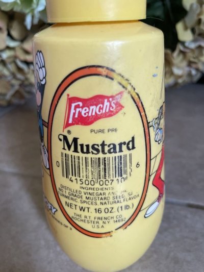 画像1: Disney Mickey Mouse  French‘s Mustard Bottle 1983 / ディズニーのミッキーマウス　マスタードボトル