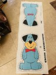 画像1:  Huckleberry Hound fabric pillow doll kit (A) / ハックルベリーハウンド　ハンナバーベラ　ピロードール　生地　キット (1)