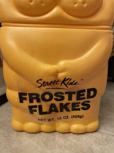 画像2: Heathcliff street cat frosted flake container 1988 / ヒースクリフ　フロストフレーク、シリアル　容器　コンテイナー