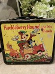 画像3: Huckleberry Hound Yogi Bear Tin Lunch Box with Thermos 1961 /　ハックルベリーハウンド、ヨギベア　ティン製　水筒付きランチボックス缶  (3)