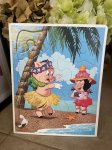 画像1: Warner Bro, Porky Pig Beach Tray Puzzle (C) / ワーナーブラザーズ　ポーキーピッグ　ビーチ　トレイ　パズル　1973年 (1)