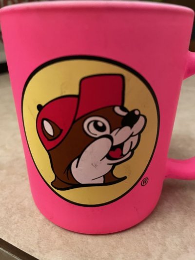 画像1: Bucees Glass pink mug (B) /  バッキーキーズ、ピンク　ガラス製　マグ