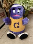 画像1: McDonald’s Grimace plush doll 1984 / マクドナルドのグリマス　ヘッドフォン　ぬいぐるみ (1)