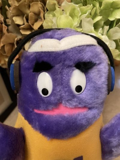 画像1: McDonald’s Grimace plush doll 1984 / マクドナルドのグリマス　ヘッドフォン　ぬいぐるみ