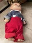 画像8: Dennis the Menace Rubber doll Red Pants 1958 (B) /  わんぱくデニス　ラバードール　赤いパンツにストライプシャツ (8)