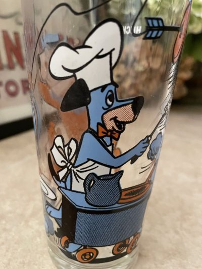 画像3: Hanna Barbera Yogi Bear & Huckleberry Hound Pepsi Glass 1977 (A) / レア！！ ハンナ・バーベラのヨギベア & ハックルベリーハウンド　ペプシ グラス