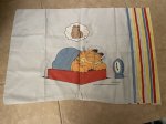 画像1: Garfield the Cat Bedtime Pillowcase 1978 / ガーフィールド　ベッドタイム  ピローケース (1)