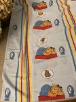 画像2: Garfield the Cat Bedtime flat sheet 1978 / ガーフィールド　ベッドタイム　フラットシーツ (2)