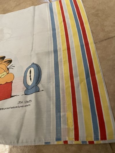 画像2: Garfield the Cat Bedtime Pillowcase 1978 / ガーフィールド　ベッドタイム  ピローケース