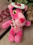 画像1: Pink Panther Stuffed Plush Doll Love You Hat / ピンクパンサーぬいぐるみ　ラブユー帽子 (1)