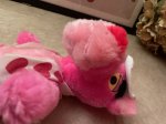 画像7: Pink Panther Stuffed Plush Doll Love You Hat / ピンクパンサーぬいぐるみ　ラブユー帽子 (7)