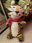 画像1: Tony The Tiger Kelloggs Frosted Cereal Pillow Plush Doll 70‘s (C) /　ケロッグ　トニーザタイガーのピロードール、ぬいぐるみ (1)