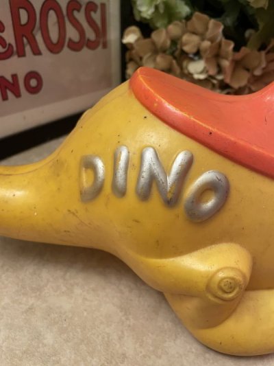 画像3: Flintstones Dino plastic yellow pull toy 60’s  / ハンナバーベラ　フリントストーン　ディノ　イエロー　プル　トイ　