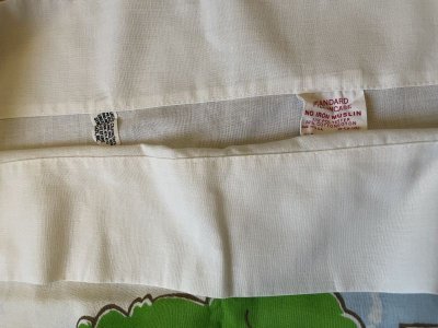 画像3:  Snoopy western fabric Pillowcase / スヌーピー　ピローケース　生地　ウエスターン