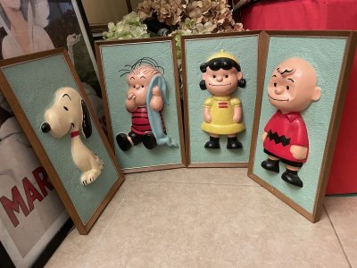 画像3: Peanuts Charie Brown 3D wall Frame decorations / ピーナッツ　チャーリーブラウン　3D ウォール　壁掛け　ディスプレイ