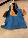 画像8: Hanna Barbera flintstones Fred Face Rubber Hand Puppet Blue Fabric with Black Tie 60’s (B) / ハンナバーベラ　フリントストーン　フレッド　フェイスラバー　パペット　布 (8)