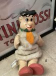 画像1: Flintstones knickerbockers Fred Rubber Face Doll White Cloth orange tie (A) / フリントストーン　ニッカーボッカー　フェイスラバー　フレッド　ドール オレンジタイ (1)