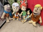 画像9: Hanna Barbera Flintstones Bamm Bamm  Plush Doll with Tag  / フリントストーン タグ付き　バンバン　大きめドール　 (9)