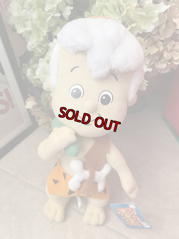 画像1: Hanna Barbera Flintstones Bamm Bamm  Plush Doll with Tag  / フリントストーン タグ付き　バンバン　大きめドール　 (1)