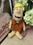 画像1: Hanna Barbera Flintstones Barney Plush Doll with Tag  / フリントストーン タグ付き　バーニー　大きめドール　 (1)