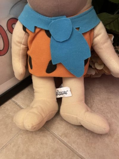 画像2: Hanna Barbera Flintstones Fred Plush Doll with Tag  / フリントストーン タグ付き　フレッド　大きめドール　