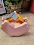 画像7: Hanna Barbera Flintstones Fred Plastic Coin Bank Doll 1975 / フリントストーン　フレッド　プラスチック製 貯金箱　ドール　 (7)