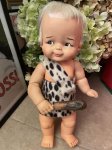 画像1: Flintstones Bamm Bamm Ideal Doll 43cm large White & Black Clothes 60’s  / フリントストーンのバンバン、43cm の大きめ白と黒の洋服ドール (1)