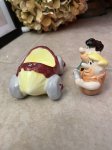 画像5: Flintstones Magnetic Ceramic Salt & Pepper (C) / フリントストーン　陶器製、塩コショウのセット マグネティック丸太 (5)